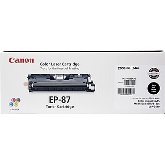 Canon EP-87 Black Standard Yield Toner Cartridge (7433A005AA)