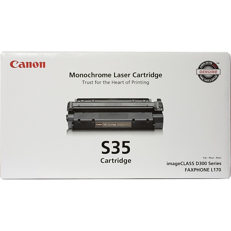 Canon S35 Black Standard Yield Toner Cartridge   (7833A001AA) image 1