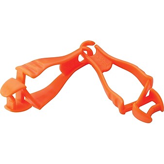 Ergodyne® Squids® Dual Clip Glove Grabber, Orange, 6/Pack