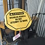 Accuform 16" Vinyl OSHA Steering Wheel Cover "DANGER DO NOT OPERATE..", Black/Red On White (KDD811)~#|#~s0810226_sc7