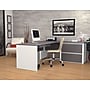 Bestar Connexion Collection 71"W L-Shaped Desk with Oversize Pedestal, Sandstone and Slate (93862-59)~#|#~s0810463_sc7