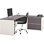 Bestar Connexion Collection 71"W L-Shaped Desk with Oversize Pedestal, Sandstone and Slate (93862-59)~#|#~s0810464_sc7