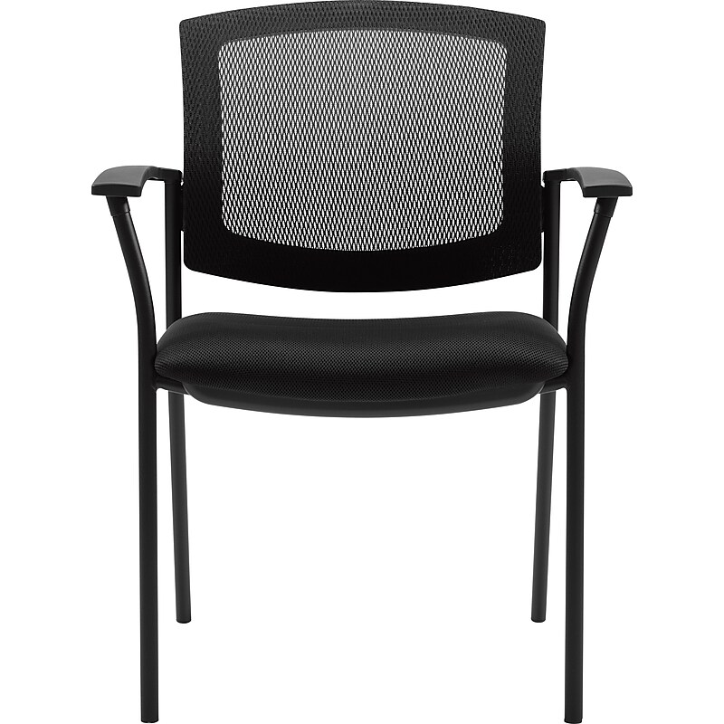 Offices To Go Fabric Guest Chair, Black (OTG2809) image 1