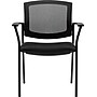 Offices To Go Fabric Guest Chair, Black (OTG2809)~#|#~s0812014_sc7