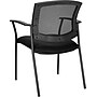Offices To Go Fabric Guest Chair, Black (OTG2809)~#|#~s0812015_sc7