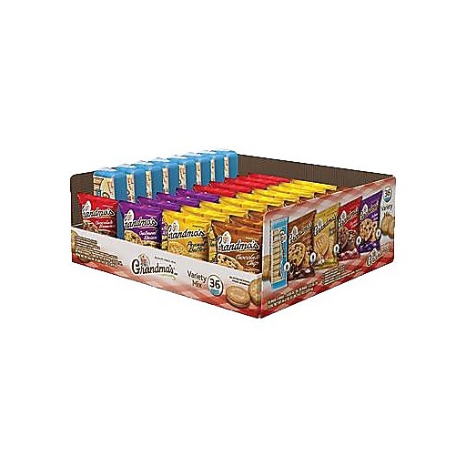 Grandma's Cookies, Variety, 36/Carton (FRI14867) at Staples