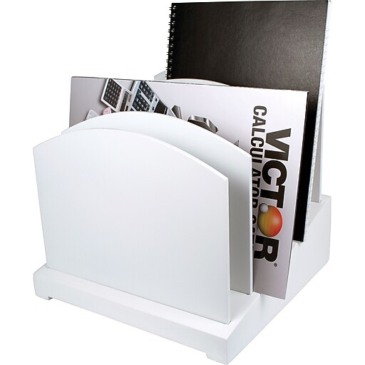 Victor® Wood Desk Accessories, Pure White at Staples