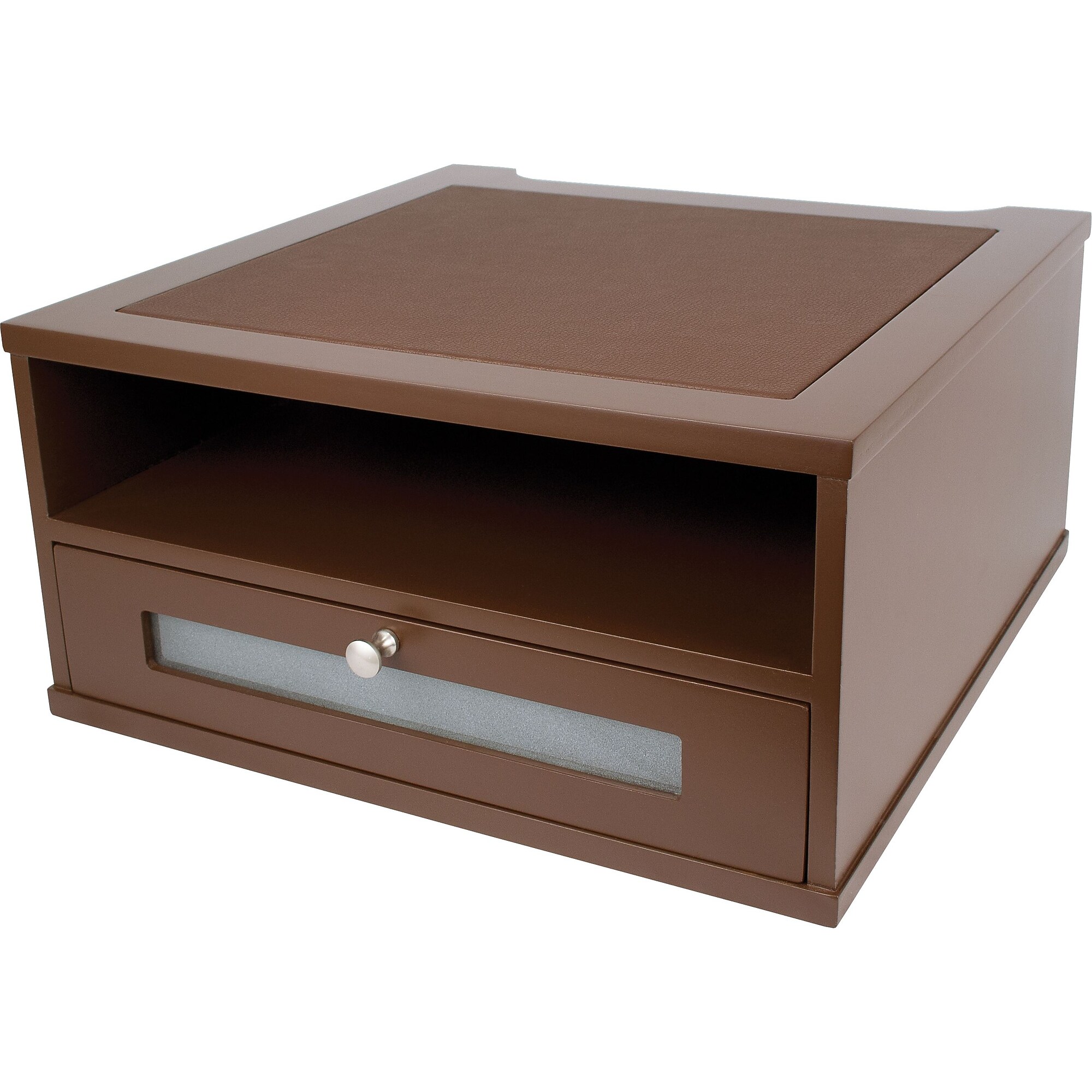 Victor Technology Wood Monitor Riser, Mocha Brown (B1175) Sansujyuku sansujyuku.com