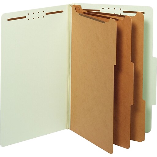 Pendaflex Recycled Heavy Duty Classification Folder, 3Dividers, Legal