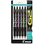 Pilot G2 Fashion Collection Retractable Gel Pens, Fine Point, Black Ink, 5/Pack (31373)~#|#~s0814518_sc7