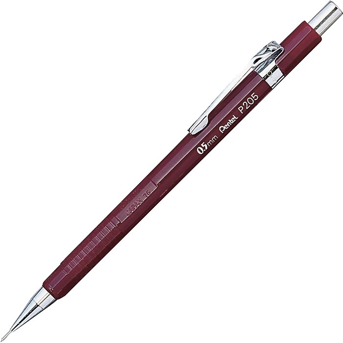 Pentel Mechanical Pencil, 0.5mm, #2 Medium Lead (P205B) | Staples