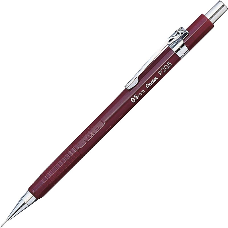 Pentel Mechanical Pencil, 0.5mm, #2 Medium Lead (P205B) image 1
