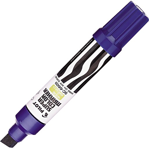 Shop Staples for Jumbo Refillable Permanent Marker, Chisel Tip, Blue