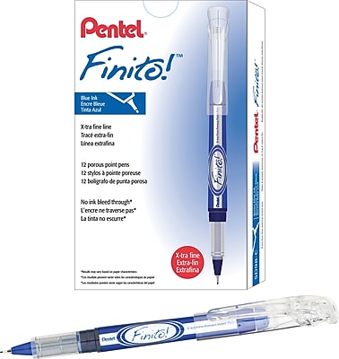 PENTEL FINITO BLUE – Kugelschreiber Mit Extra-Feinschreibe, Permanent Wasserfest