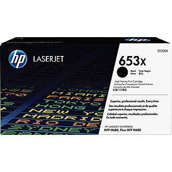 HP 653X Black High Yield Toner Cartridge (CF320X)