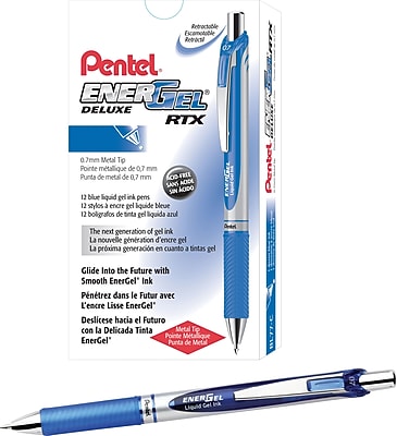 Pentel EnerGel RTX Gelstift – 0,5 Mm Nadelspitze, Violette Tinte, Schnell Trocknend & Glatt
