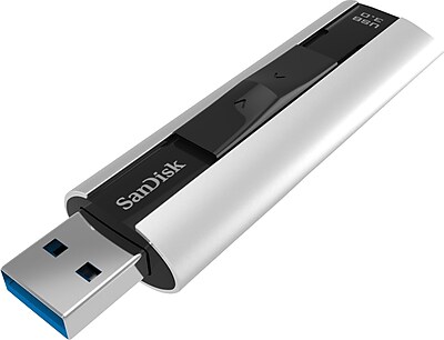 SanDisk Extreme Pro SDCZ88-128G-A46 USB 3.0 Flash Drive, Black/Silver