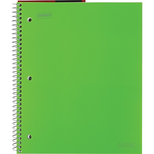 Shop Staples for Staples Accel Durable Poly Cover Notebook, College