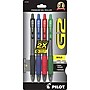 Pilot G2 Retractable Gel Pens, Bold Point, Assorted Ink, 4/Pack (31255)~#|#~s0818897_sc7