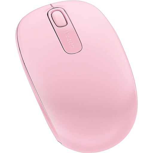 Microsoft Wireless Mobile Mouse 1850, USB Wireless Mouse, Light Pink