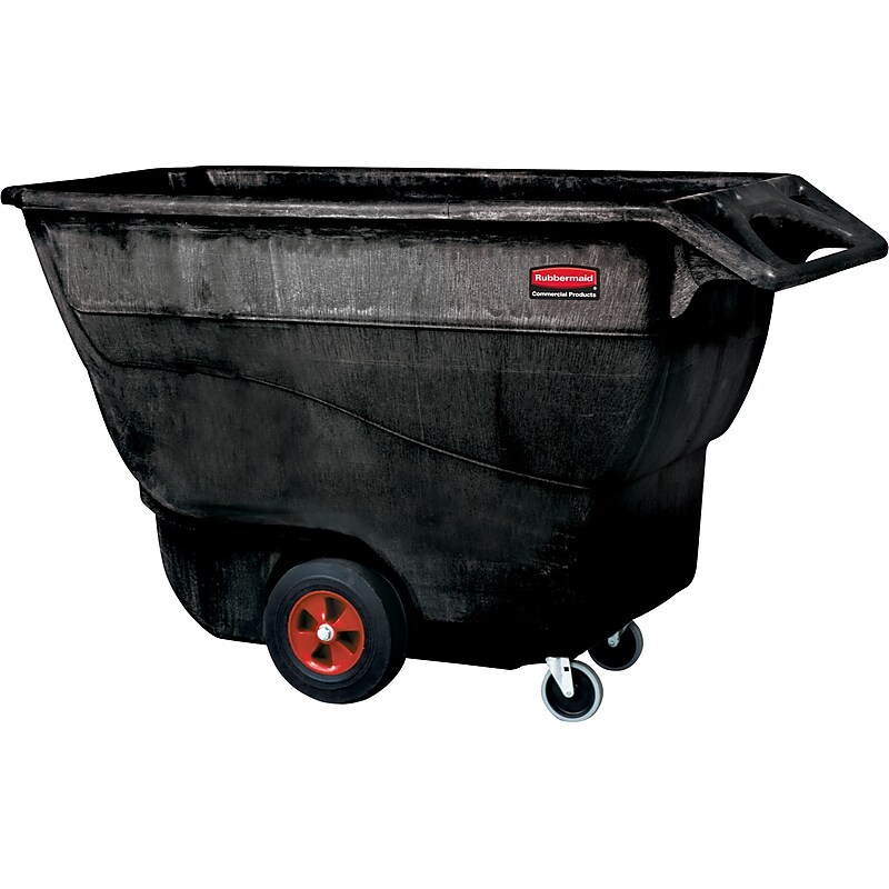 Rubbermaid® Structural Standard-Duty Foam Tilt Truck, 1250 lb. Capacity, Black (RCP 9T15 BLA) image 1