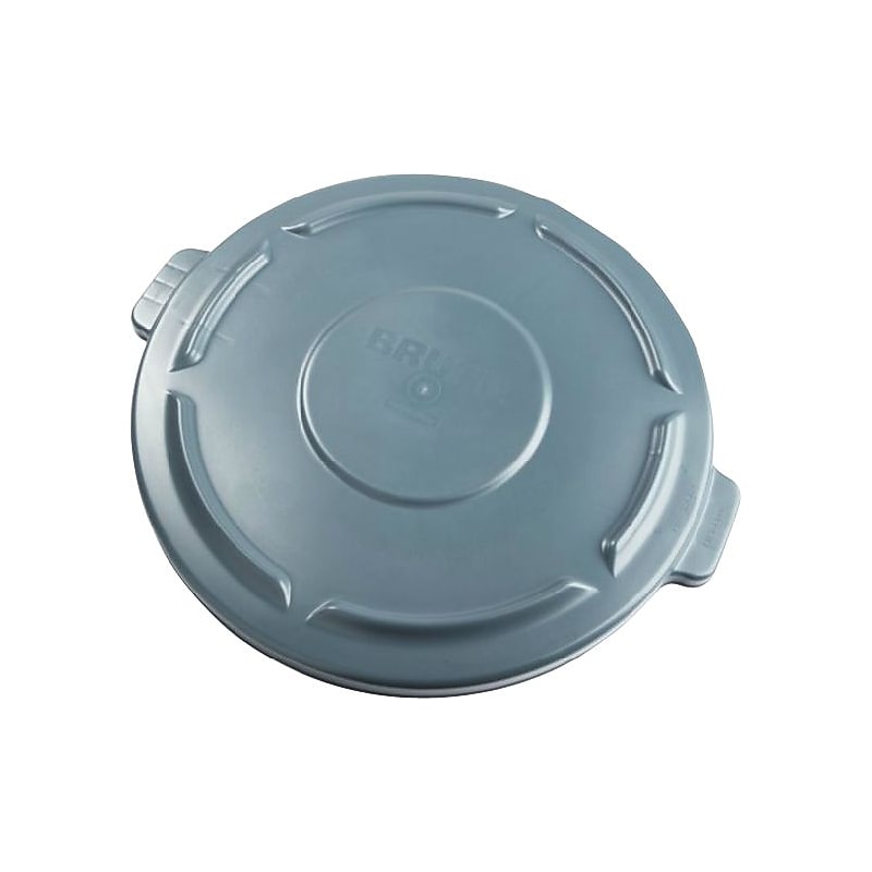 Rubbermaid Brute Plastic Lid, Gray, 20 gal. (FG261960 GRAY) image 1