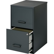 Office Designs 2 Drawer Vertical File Charcoal Letter 14 25 W 14443 17783 At Staples