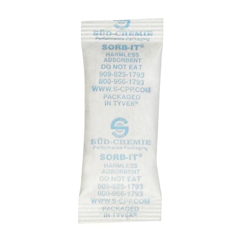 Silica Gel Packet, 7/8" x 2 1/8" image 1