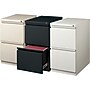 Staples Heavy Duty 2 Drawer Mobile Vertical File Cabinet, Letter Size, 27.75"H x 15"W x 19.88"D, Black (ST60432/24876D)~#|#~s0821174_sc7