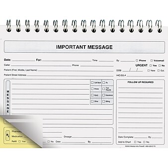 Medical Arts Press Message Minder II Jumbo