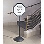 Safco WriteWay Dry-Erase Paint Mobile Whiteboard, Black Frame, 1.88' x 5.42' (4118BL)~#|#~s0823042_sc7