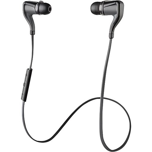 Shop Staples for Plantronics Backbeat GO 2 Wireless Earbuds with Mic, Black