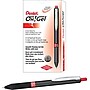 Pentel Oh! Gel™ Retractable Gel Pens, Medium Point, Red Ink, Dozen (K497-B)~#|#~s0823772_sc7