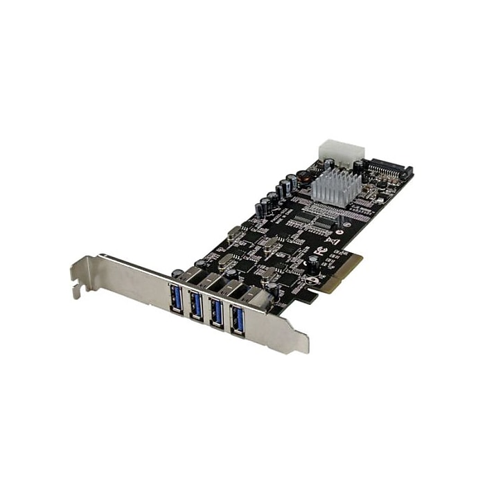 StarTech 4 Port Quad Bus PCI Express SuperSpeed USB 3.0 Card