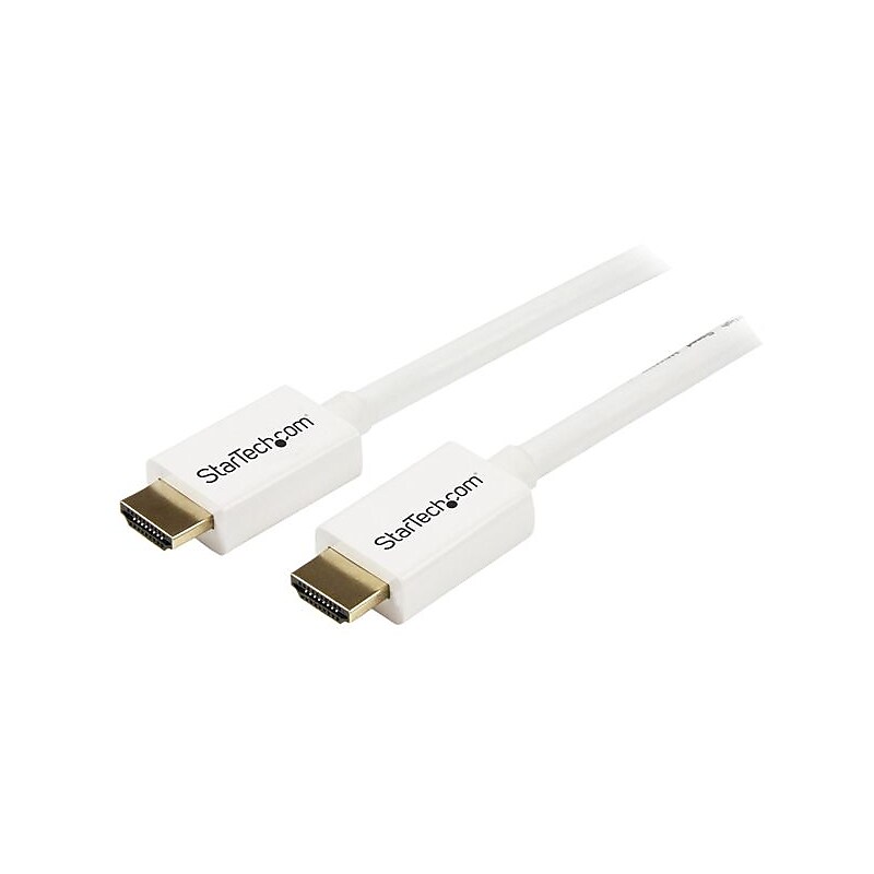 StarTech 23' HDMI Audio/Video Cable, White (HD3MM7MW) image 1