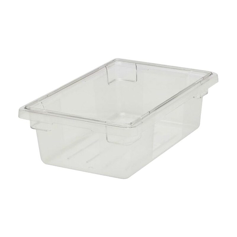 Rubbermaid Food Storage Container, 12-1/2 Gallon, 9" High, Clear image 1