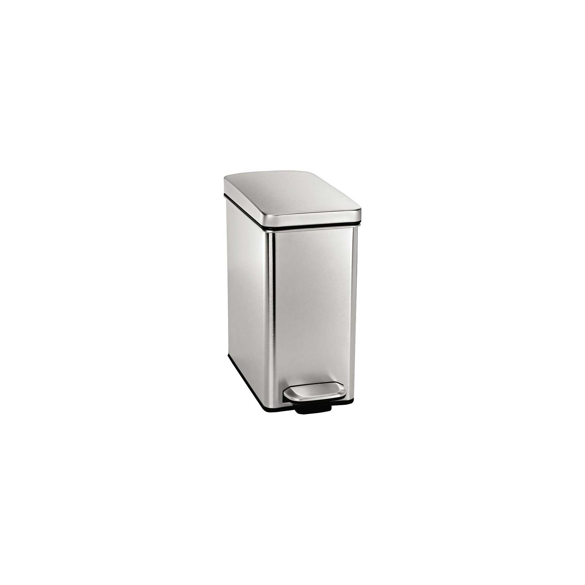 simplehuman Profile Step Trash Can, Stainless Steel, 2.6 Gallon (CW1898) Sansujyuku sansujyuku.com