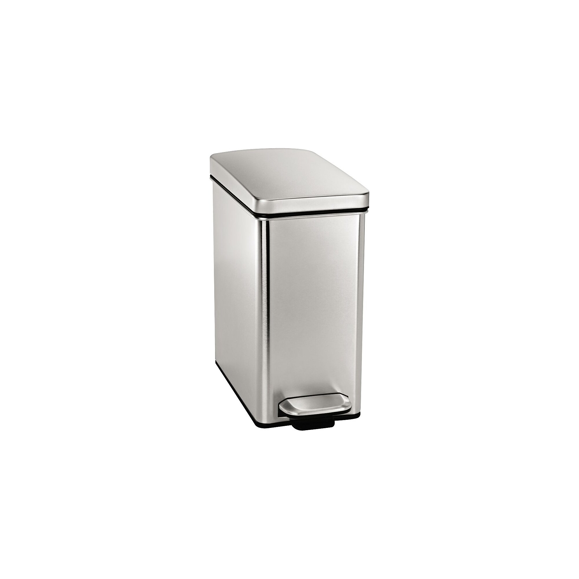 simplehuman Profile Step Trash Can, Stainless Steel, 2.6 Gallon (CW1898) Sansujyuku sansujyuku.com