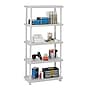 ICEBERG Rough 'N Ready 5-Shelf Polyethylene Stand Alone, 36", Black (20853)~#|#~s0831109_sc7