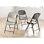 Iceberg Rough 'N Ready Folding Chairs, Plastic, Charcoal, Seat: 18 3/4"W x 21 1/2"D, Back: 18 3/4"W x 20 1/4"H~#|#~s0831164_sc7