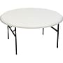Iceberg® IndestrucTables TOO™ 1200 Series Folding Table, 60" Round, Platinum~#|#~s0831243_sc7