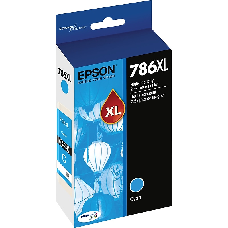 Epson T786XL Cyan High Yield Ink Cartridge image 1