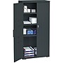 Iceberg® Officeworks® Polyethylene Storage Cabinet, Non-Assembled, 66Hx33Wx18D", Black~#|#~s0832362_sc7