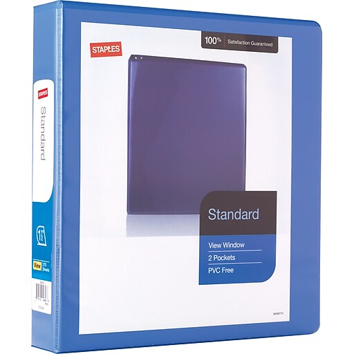 Image result for 1.5 inch binder with plastic overlay