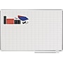 All Purpose Planner Dry Erase Board W/Accessories,1X2 Grid, 48X36, Silver Frame~#|#~s0834058_sc7