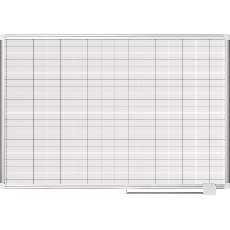 Mastervision Gold Ultra Steel Dry-Erase Whiteboard, Aluminum Frame, 4' x 3' (MA0592830) image 1