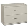 HON Lateral File, 2 Drawers, Molded Pull, 36"W, Light Gray Finish (BSX482LQ)~#|#~s0835735_sc7