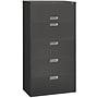 HON® Brigade 600 Series Lateral File Cabinet, A4/Legal/Letter, 5-Drawer, Charcoal, 19 1/4"D (685LS)~#|#~s0835953_sc7