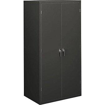 HON Brigade 72" Steel Storage Cabinet with 6 Shelves, Charcoal (HONSC2472S)