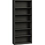 HON Brigade 6-Shelf Metal Bookcase, 81 1/8"H x 34 1/2"W x 12.63"D, Charcoal (S82ABCS)~#|#~s0836107_sc7